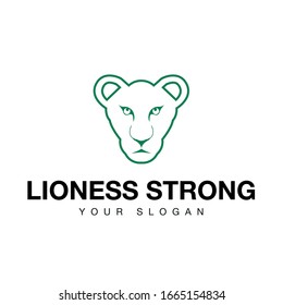 Lioness Logo - Vector high-res Simple and clean
