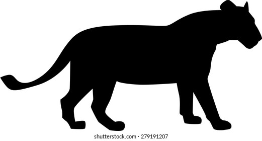Lioness silhouette suitable for commercial use instant download PNG and SVG files