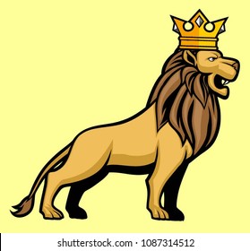 Liong with crown
