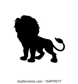 Lion,icon vector illustration.Lion silhouette vector.