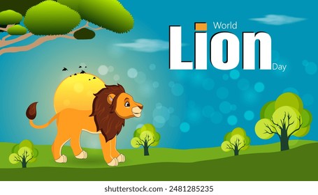 Lions Day, celebrated on August 10th, is dedicated to raising awareness about the conservation of lions and their habitats