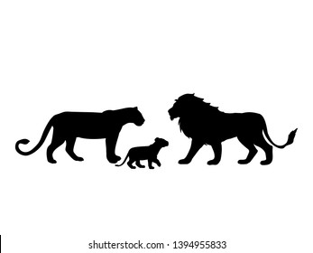Free Free Lion Family Svg 304 SVG PNG EPS DXF File