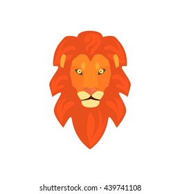 Dibujo simplificado realista de la cabeza de los leones