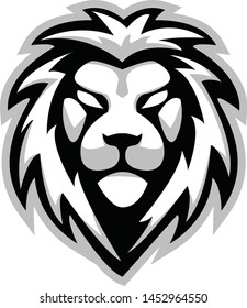 Lion's Head vector logo with masculine and modern style, and minimalist, elegant colors. This vector can be used in:
1. Esport logo
2. Company Logo
3. Merchandise design