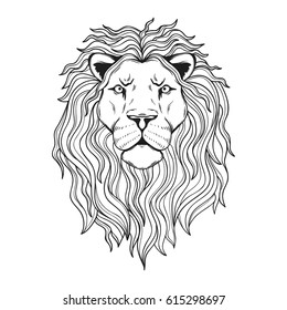 Lion's head for your design.