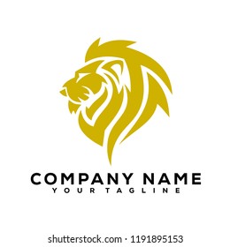 Lions King Emblem Creative Designs Logo Modern Simple Luxury Vector
