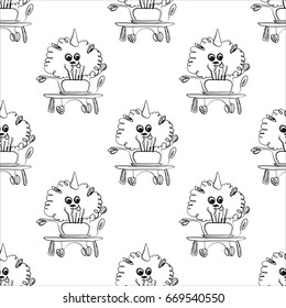 lions pattern , vector illustration 