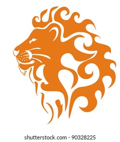 Lion's profile