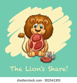 Lions Share Images, Stock Photos & Vectors | Shutterstock