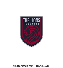 The Lions Sports Team Club Logo TEmplate Vector