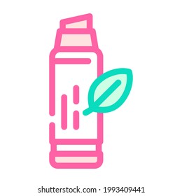 lip balm color icon vector. lip balm sign. isolated symbol illustration