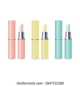 Lip balm and cream packaging stick