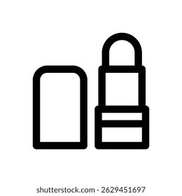 Lip balm. Editable stroke vector icon.
