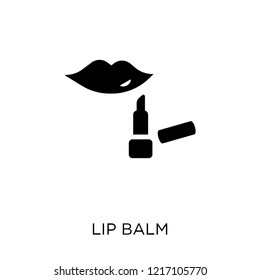 Lip balm icon. Lip balm symbol design from Hygiene collection. Simple element vector illustration on white background.