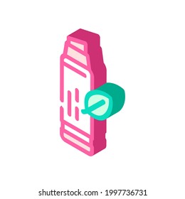 lip balm isometric icon vector. lip balm sign. isolated symbol illustration