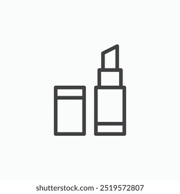 Lip balmlinesimple icon in line style.