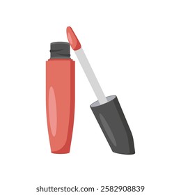 Lip Gloss, Beauty and Spa Vector isolated Illustration