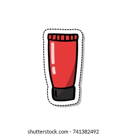 lip gloss doodle icon