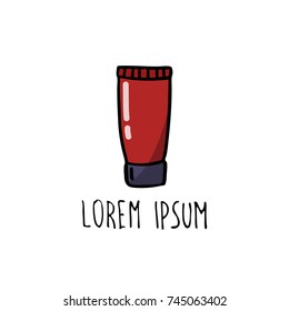 lip gloss doodle icon