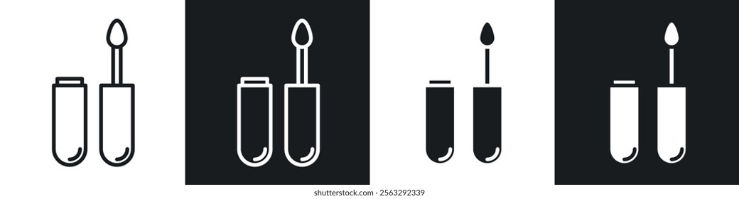 Lip gloss icon pack for app and website ui designs.