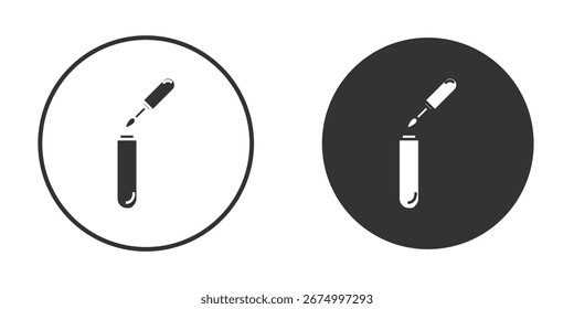 Pictograma do ícone de brilho labial. Ilustração de contorno de vetor isolada em fundo branco.
