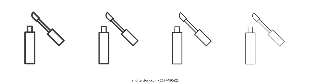 Símbolo de icono de brillo de labios. Vector aislado ilustración.
