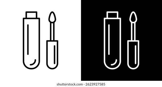 Lip gloss icon vector for web and mobile app. Symbol isolated.