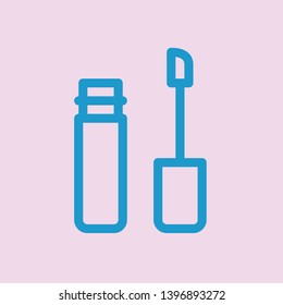 Lip gloss line icon. beauty icon 