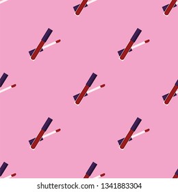 lip gloss seamless pattern
