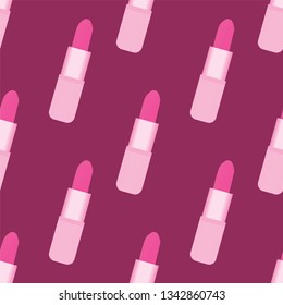 lip gloss seamless pattern