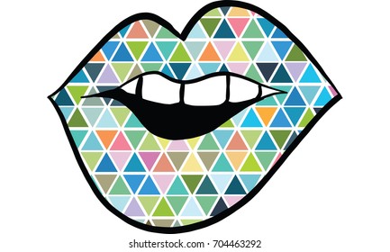lip graphic