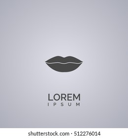 lip icon. lip logo