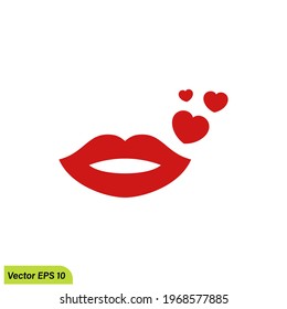 lip icon symbol vector illustration 