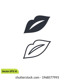 lip icon symbol vector illustration 