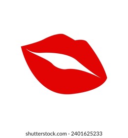 Lip icon vector design template