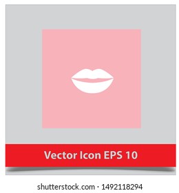 lip icon Vector EPS 10 design template