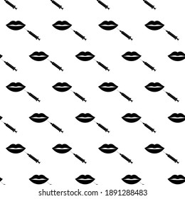 lip injection background. lip injection  seamless pattern, texture, wallpaper 