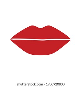 Kiss Emoticon Lip Vector Icon Isolated Stock Vector (Royalty Free ...