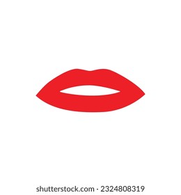 lip logo icon design template