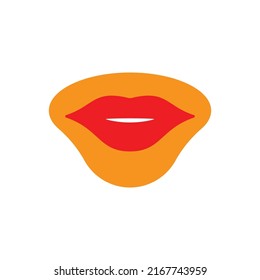 lip logo vector illustration design