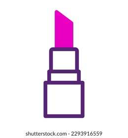 lipastick icon duotone pink purple colour mother day illustration vector element and symbol perfect.