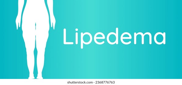 Lipedema Medical Background Illustration Banner