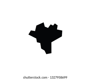 Lipetsk outline map Russia oblast region 
