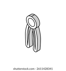 lipids biochemistry isometric icon vector. lipids biochemistry sign. isolated symbol illustration