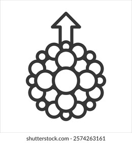 Lipids Icon Vector Illustration Outline