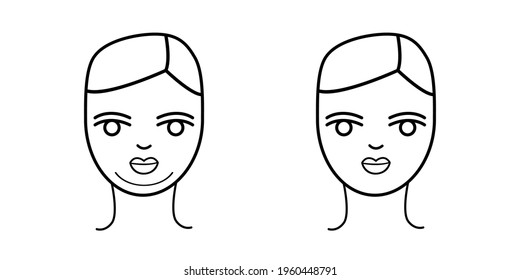 lipolytic injection vector linear icon on white background