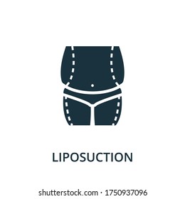 Liposuction Icon Plastic Surgery Collection Simple Stock Vector ...