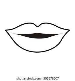 lips cartoon icon image 