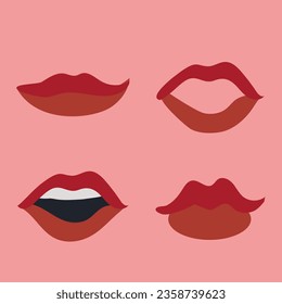 Lips character gesture - Character sheet