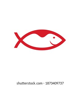 ilustración vectorial de clip de pez